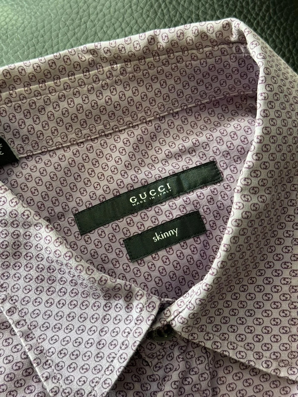 Gucci Polos Gucci | Tomford | Monogram BottonUp Purple
