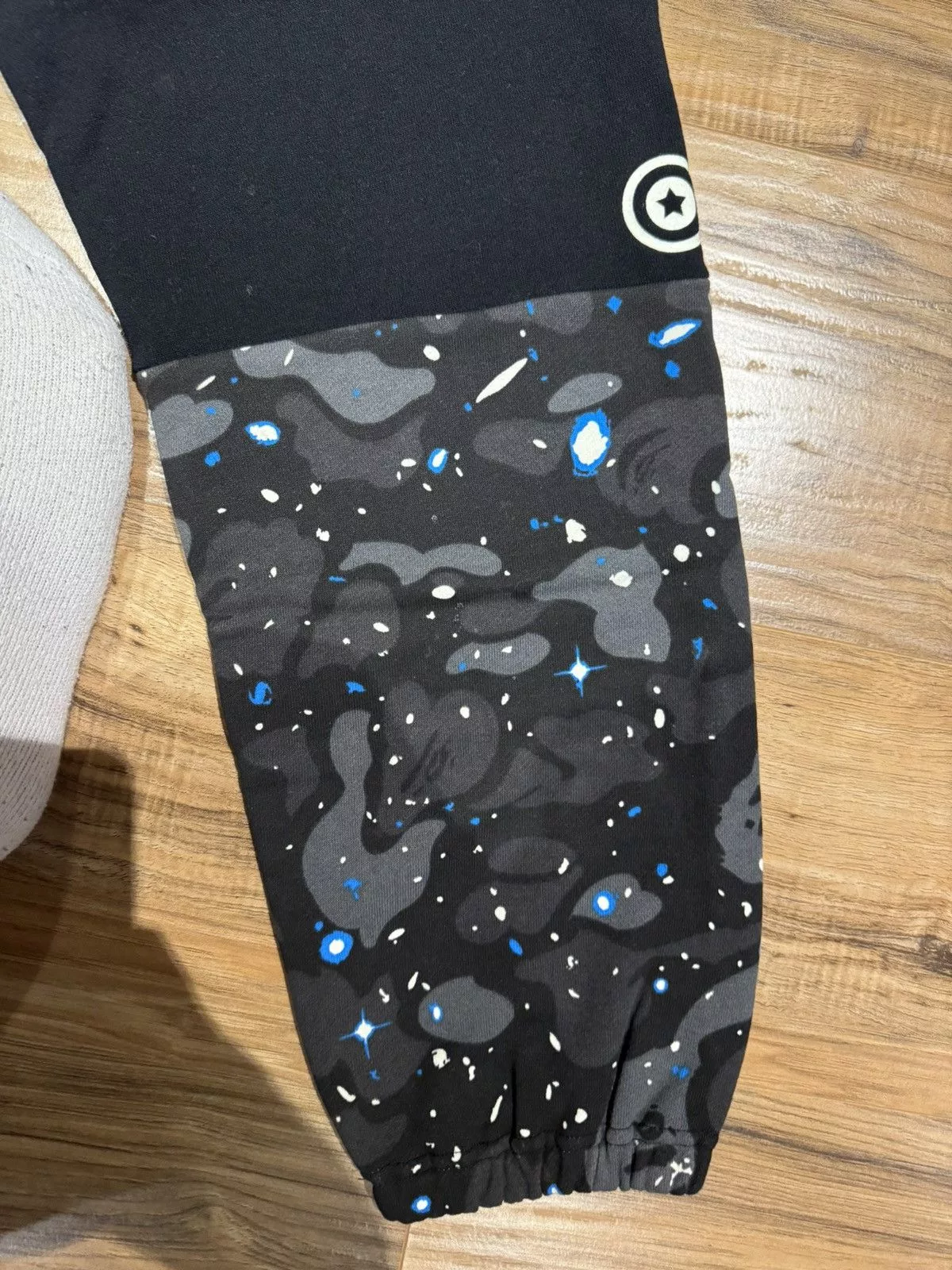 Bape Sweatpants Joggers Bape Space Camo Shark Sweat Pants Black