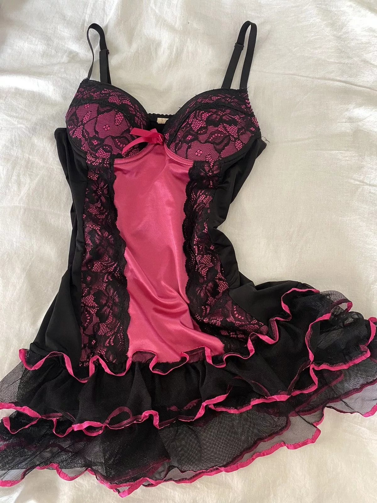 Vintage Mini Dresses Vintage y2k pink minidress