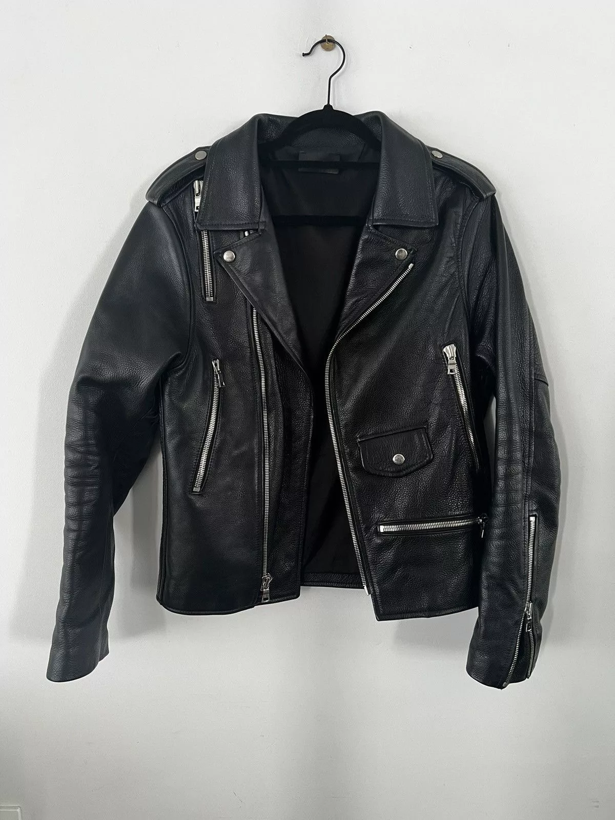 Mr. Completely Leather Jackets Mr. Completely Leather Moto Jacket M/L Black