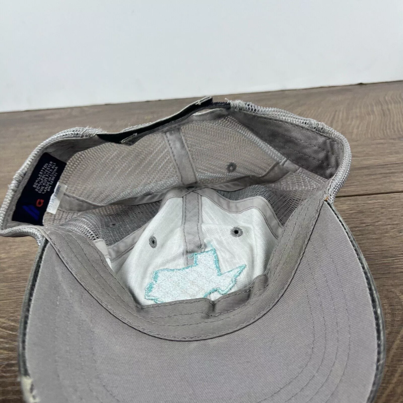 Other Hats Other Texas Hat Texas State Shape Hat Gray Adjustable Hat Gray Adu
