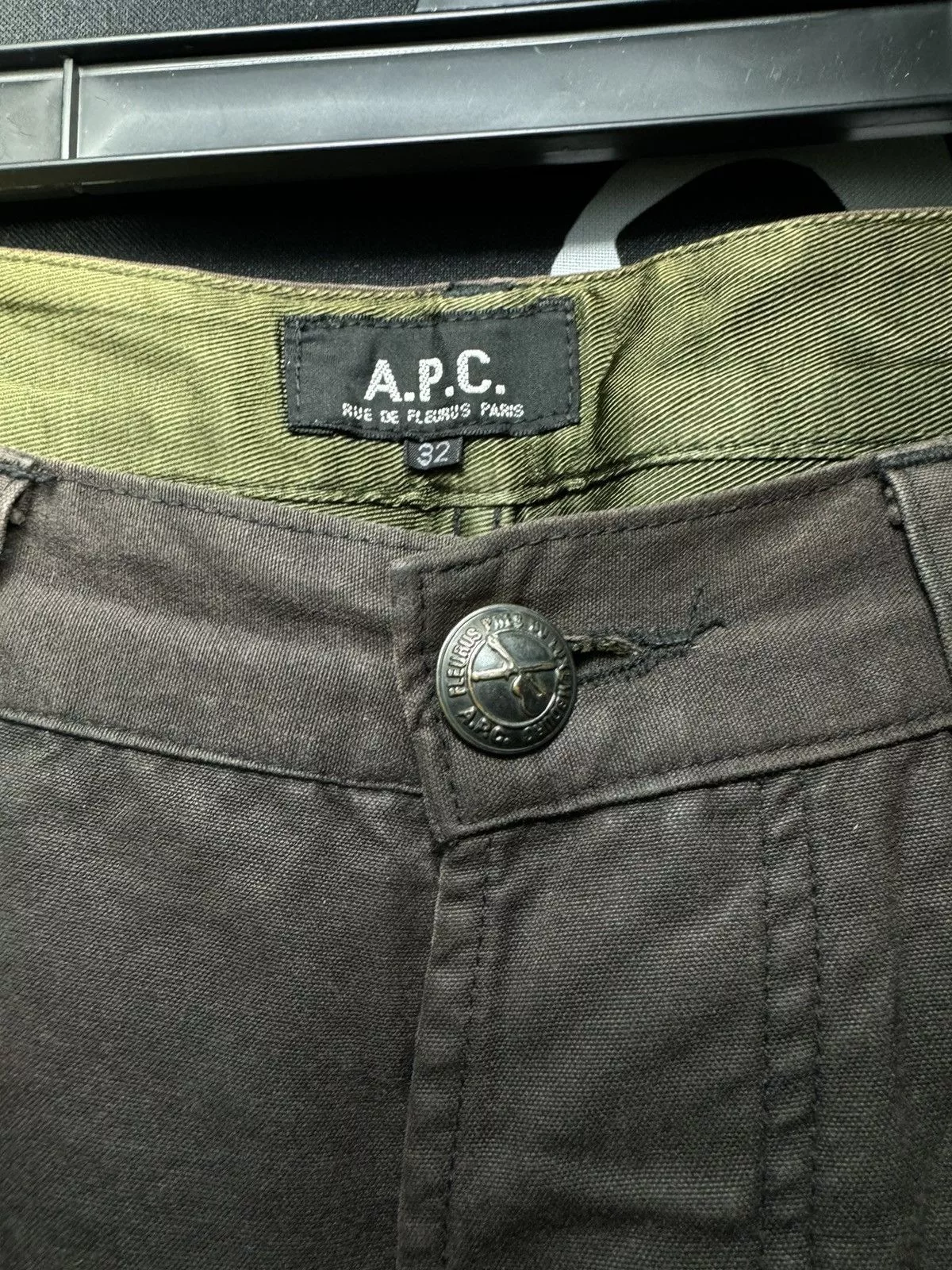 A.P.C. Casual Pants A.P.C. A.P.C waxproofing trouser Brown