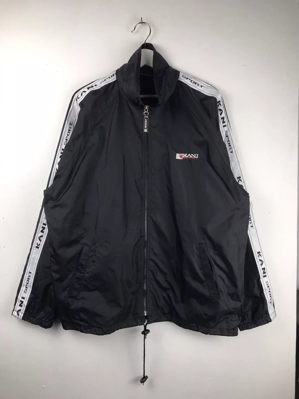 Karl Kani Light Jackets Karl Kani × Sports Specialties × Vintage Karl Kani Vintage 90's Side tape full zipper jacket Black