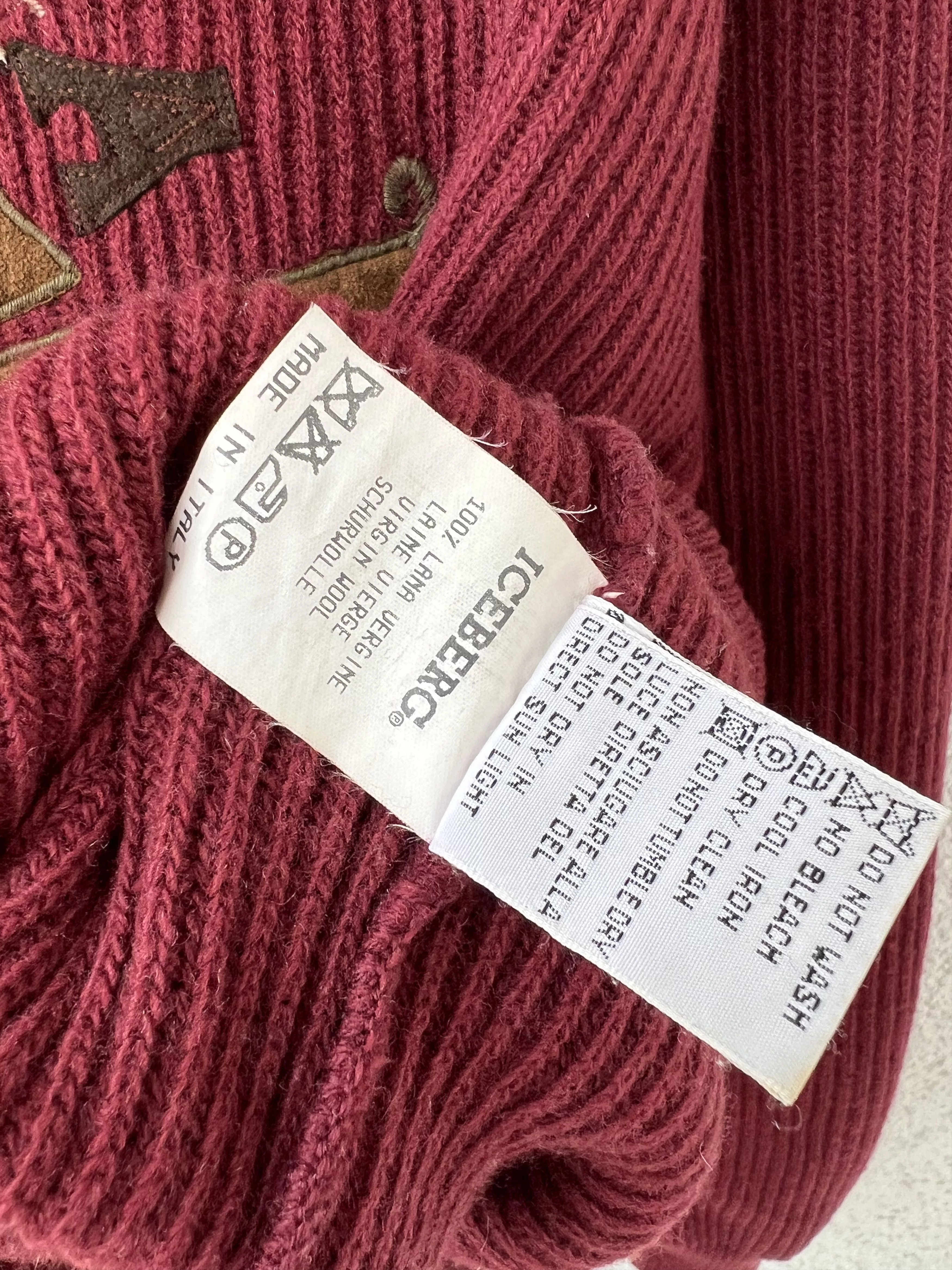 Iceberg Sweaters Knitwear Iceberg Sweater L Red