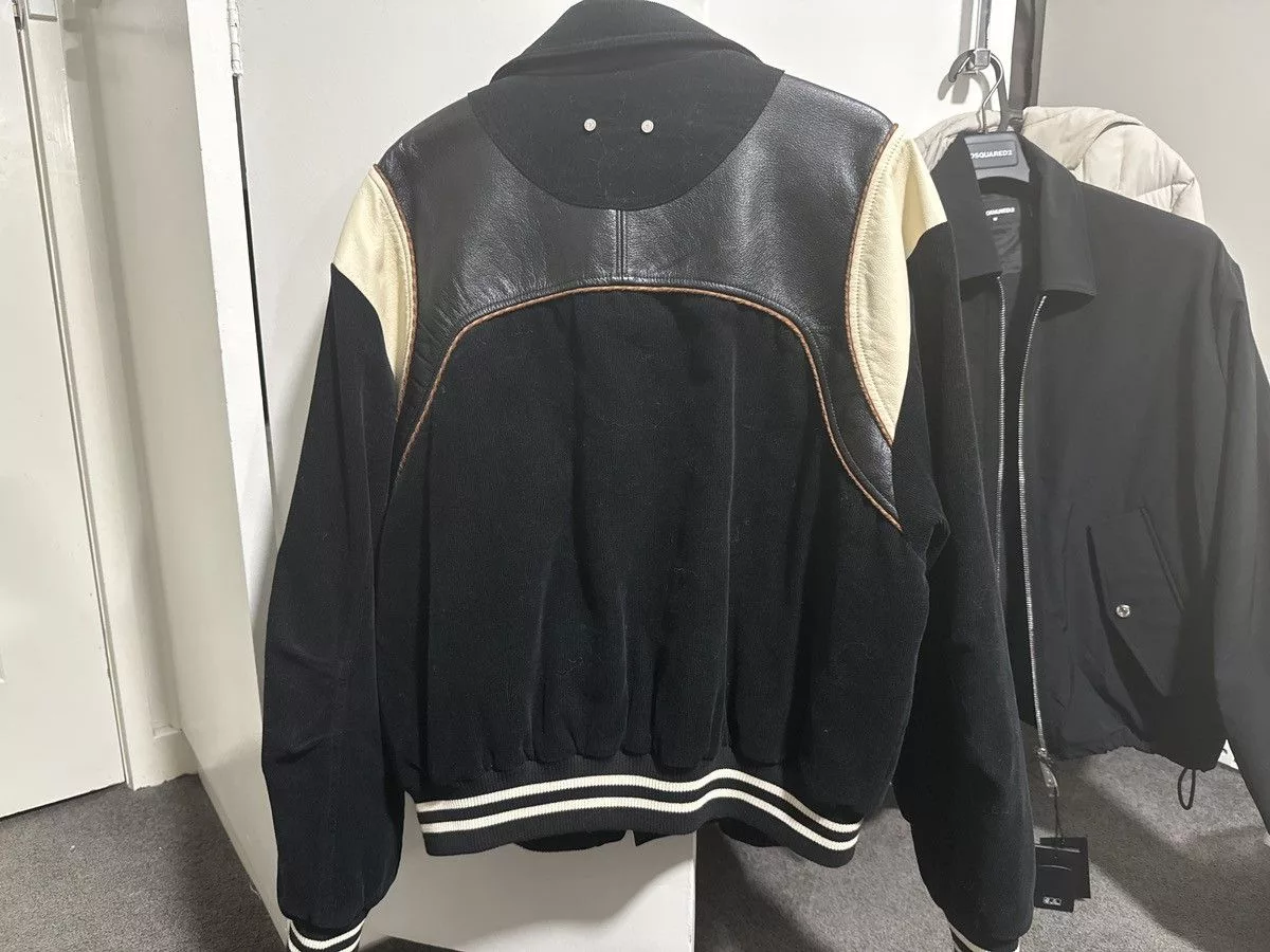 Andersson Bell Light Jackets Andersson Bell Anderson Bell Contrast stripe varsity jacket Black