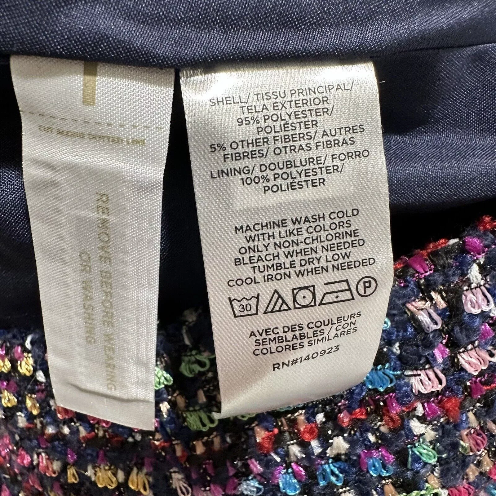 Loft Mini Skirts LOFT 2 Shimmer Textured Shift Skirt Colorful Mini Skirt Multi