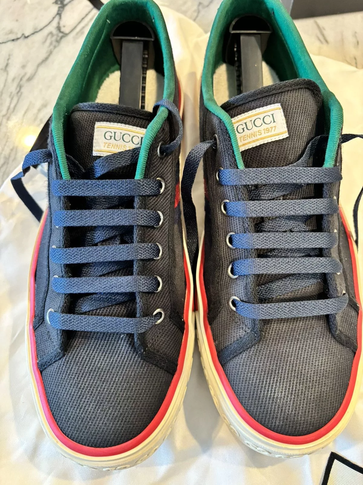 Gucci Low Top Sneakers Gucci Sneakers Blue