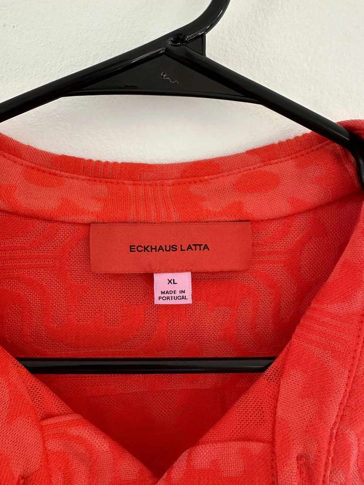 Eckhaus Latta Shirts Button Ups Eckhaus Latta Button Up Red