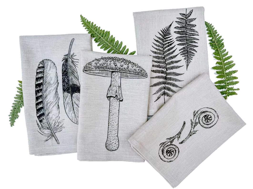 Forage Linen Napkin 4/set Taupe
