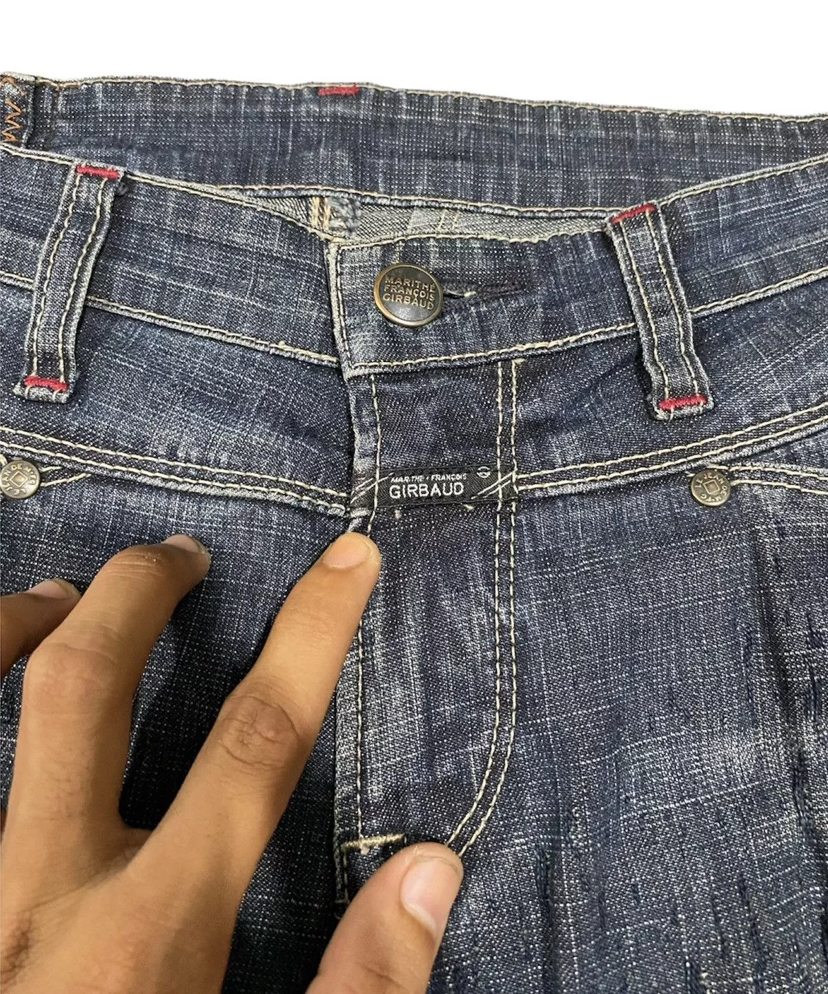 Marithe + Francois Girbaud Denim Marithe + Francois Girbaud Marithe Francois Girbaud Blue Vintage