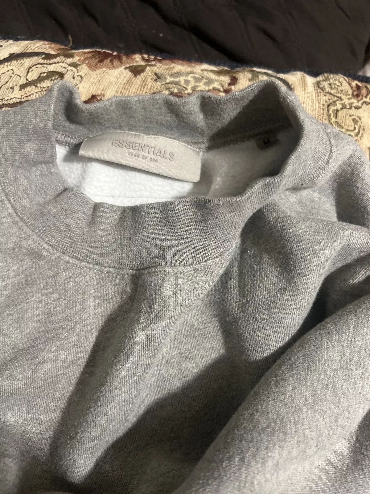 Essentials Sweatshirts Hoodies Essentials Crew neck Gray