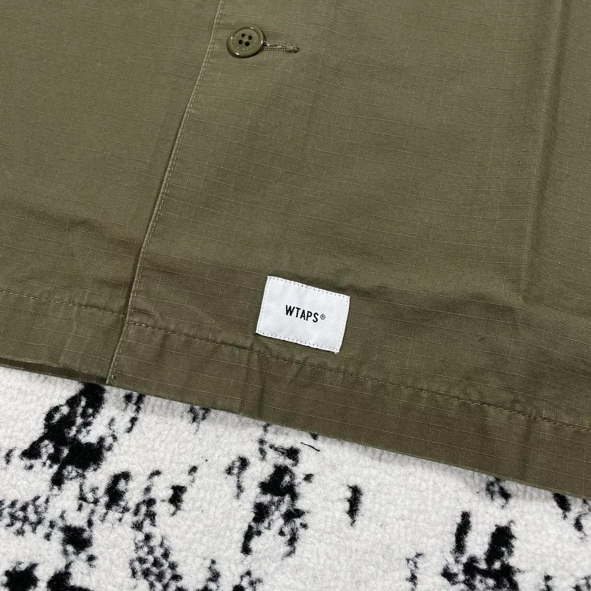 Wtaps Shirts Button Ups WTAPS BUDS SS SHIRT COTTON RIPSTOP 2019 Green