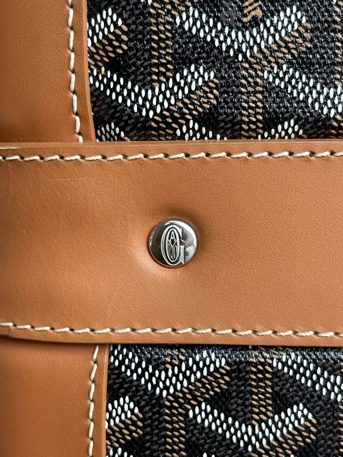 Goyard Bags Luggage Black Brown Goyard Suitcase