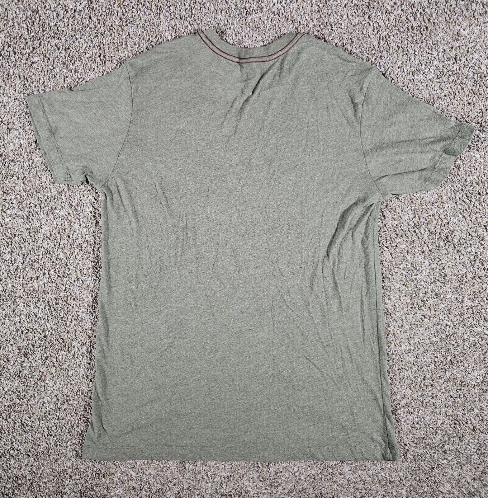RVCA Short Sleeve T Shirts RVCA Vintage Dye Green Short Sleeve T-Shirt Men's L