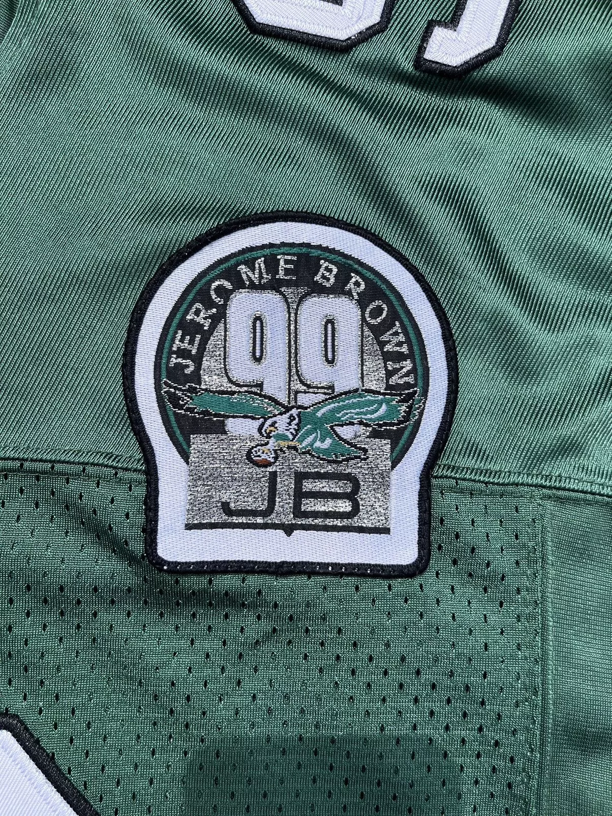 Mitchell & Ness Jerseys Mitchell & Ness × Vintage Reggie White Eagle Vintage Baggy Jersey Green Streetwear
