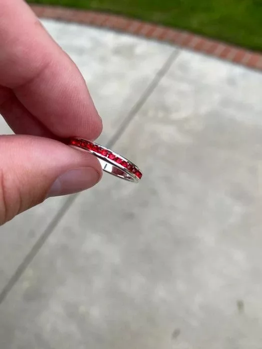 Other Jewelry Watches Other Silver Ruby Ring (PVD)
