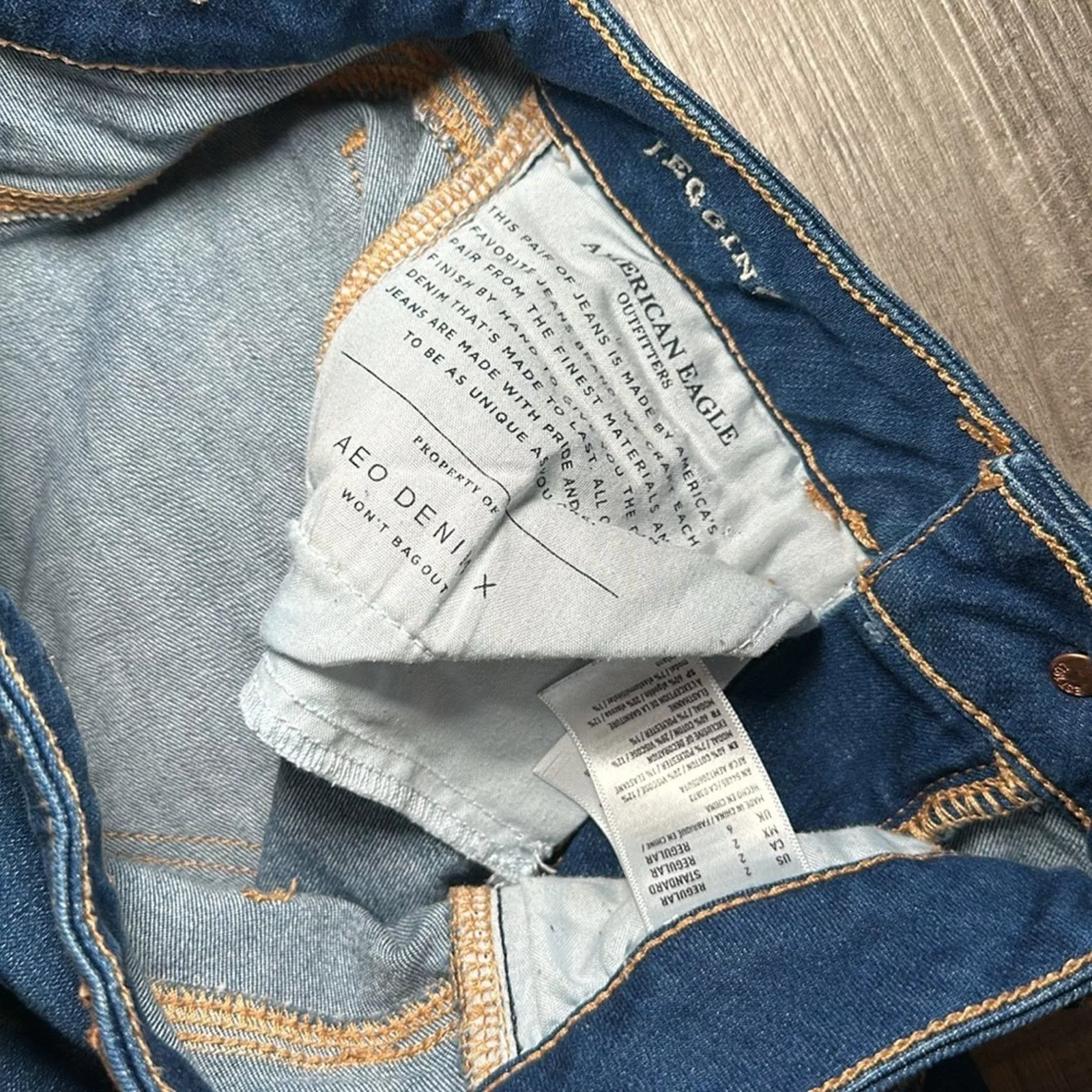American Eagle Outfitters Jeans American Eagle Outfitters American Eagle Super Stretch X Jegging Jeans - 2 Blue