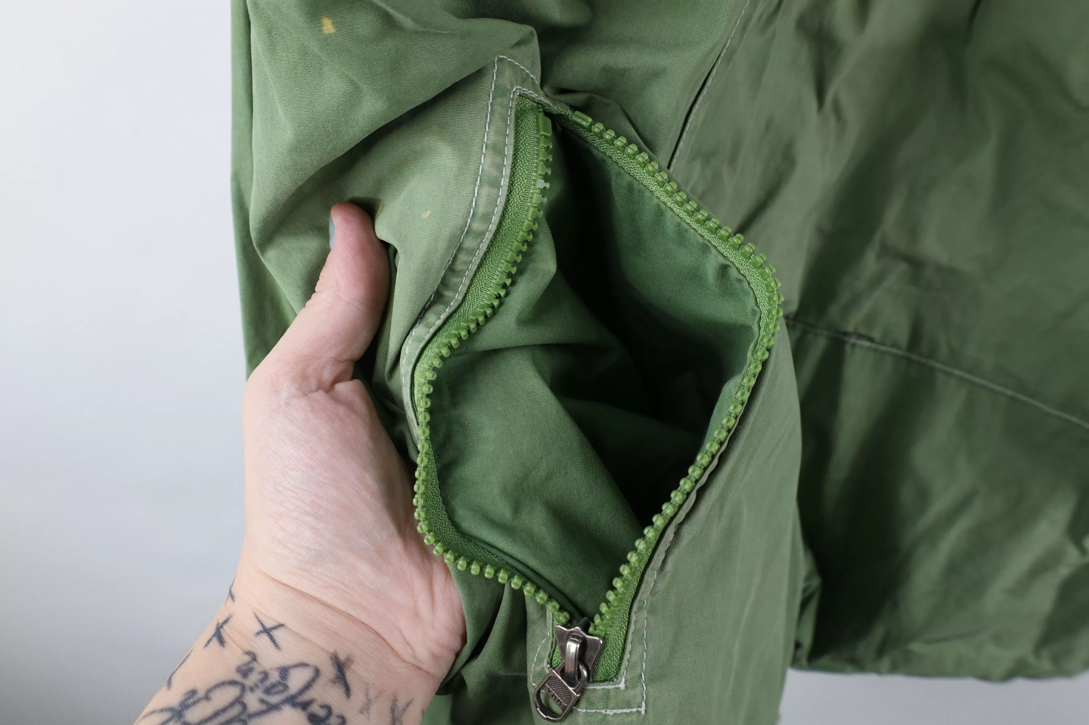 Gap Light Jackets Gap × Vintage Vintage 90s Gap Hooded Pullover Anorak Jacket Green