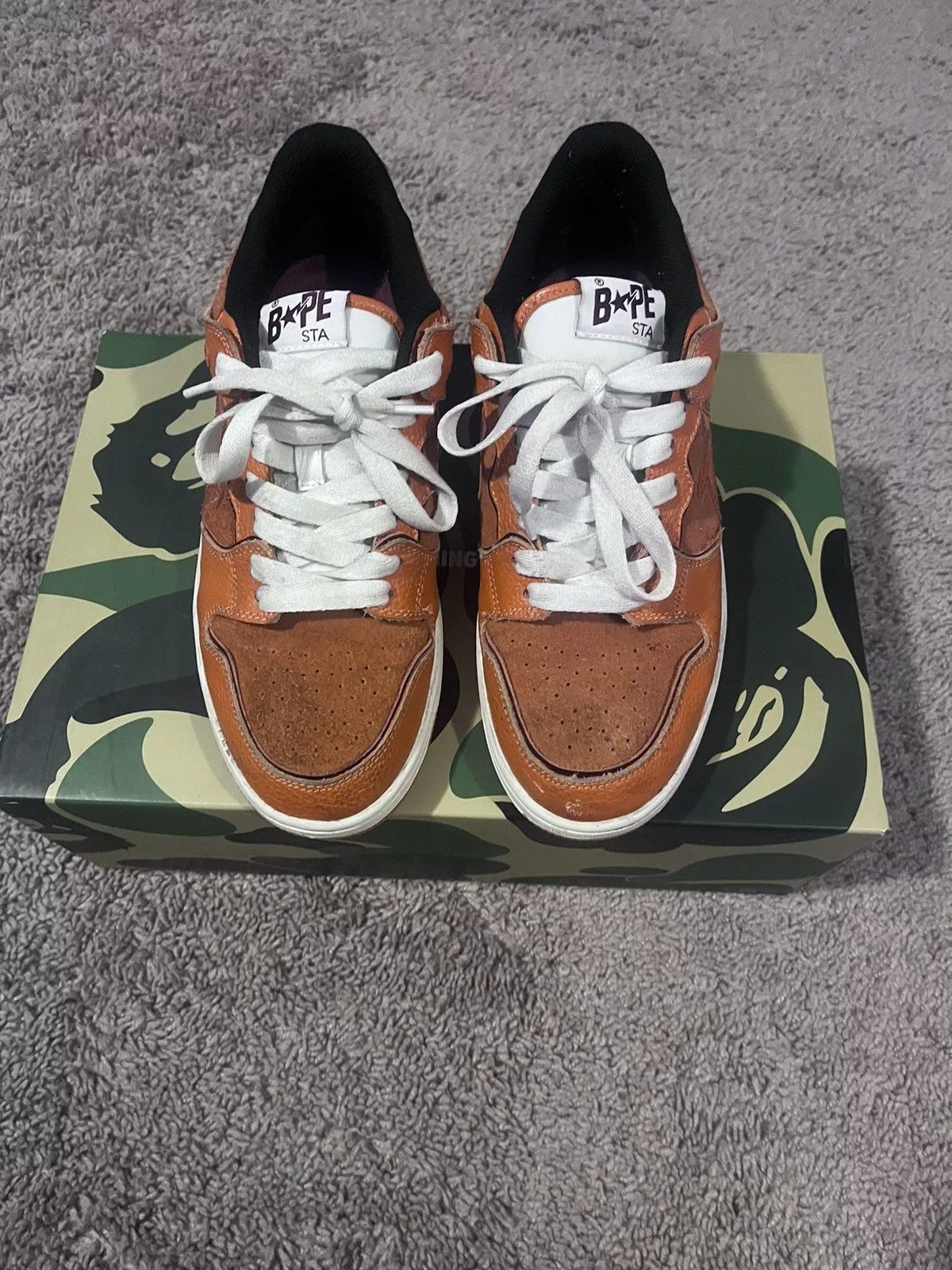 Bape Low Top Sneakers Bape SK8 STA #2 M1 Orange