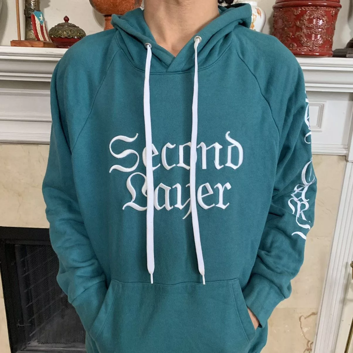 Second/Layer Sweatshirts Hoodies Second/Layer Logo Hoodie Green