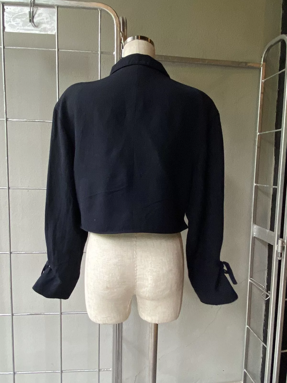 Claude Montana Jackets Claude Montana black crop jacket