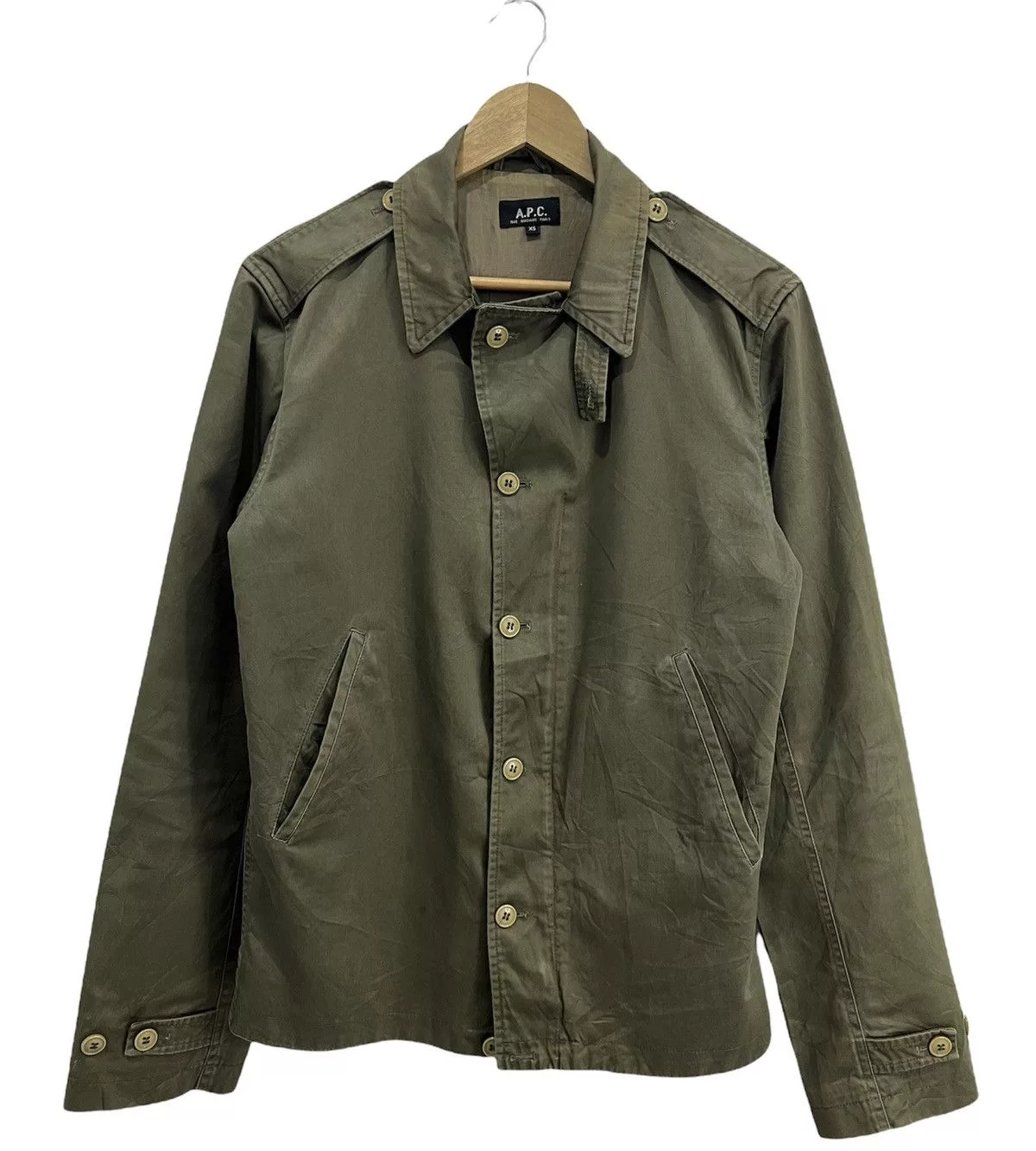 A.P.C. Light Jackets A.P.C. × Vintage A.P.C Rue Madame Paris Jacket Green