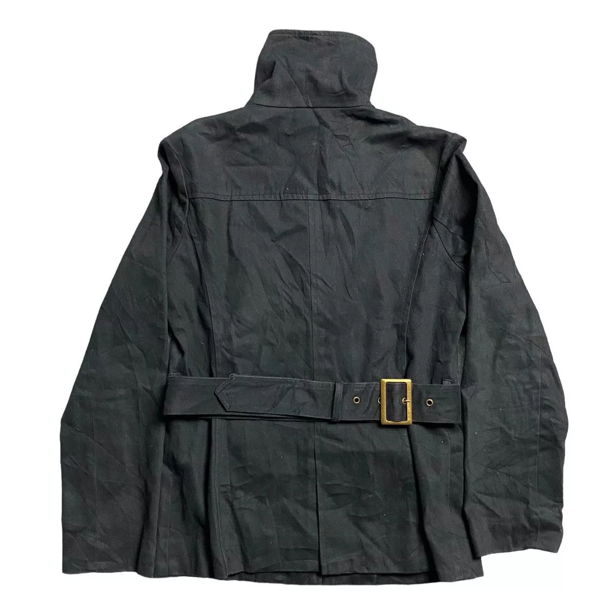 If Six Was Nine Jackets If Six Was Nine × Japanese Brand × Seditionaries C.D.S basic buckle punk style jacket Black