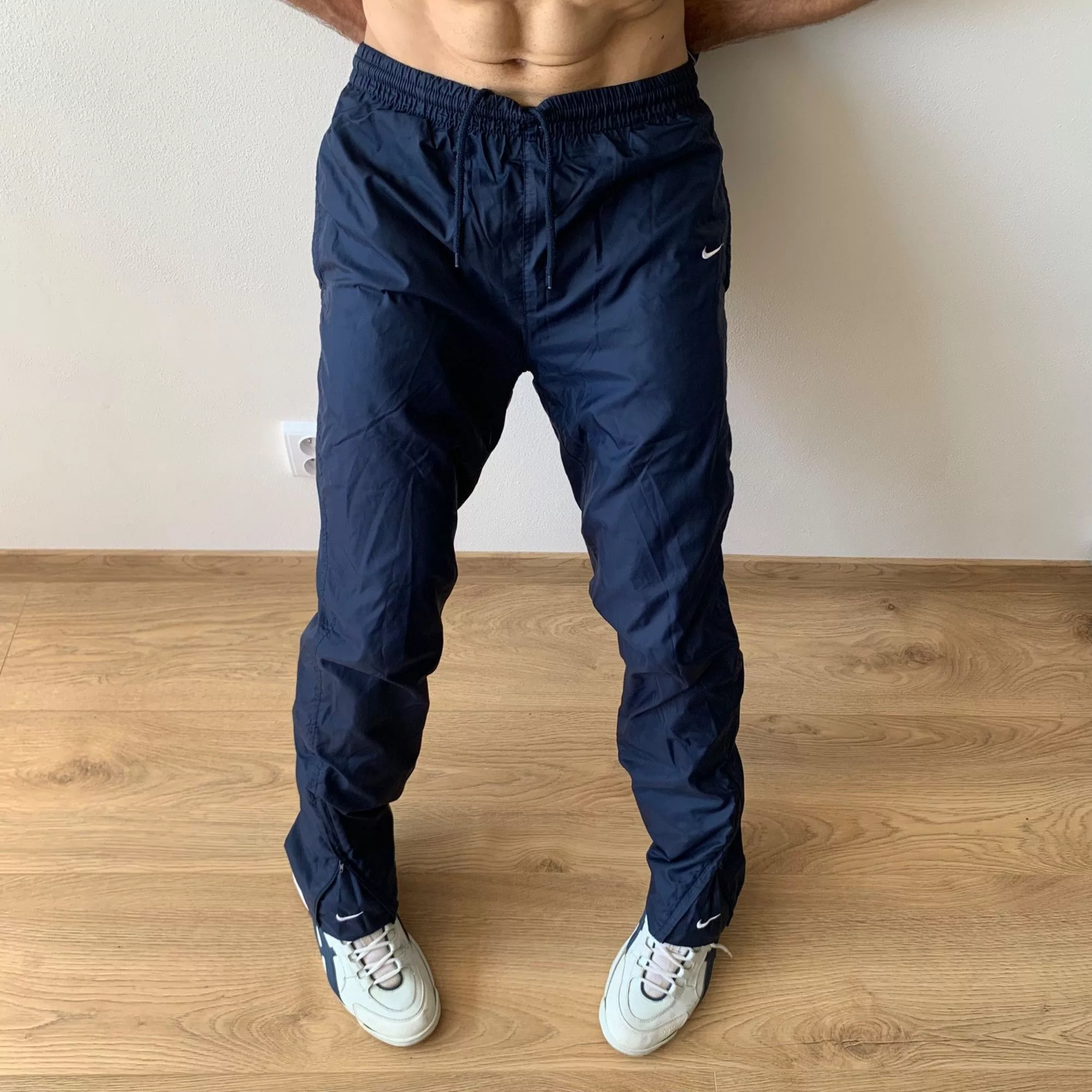 Nike Sweatpants Joggers Nike × Vintage Nike Track Pants Joggers Men’s 80s, 90s, y2k, vintage, stree Blue Streetwear