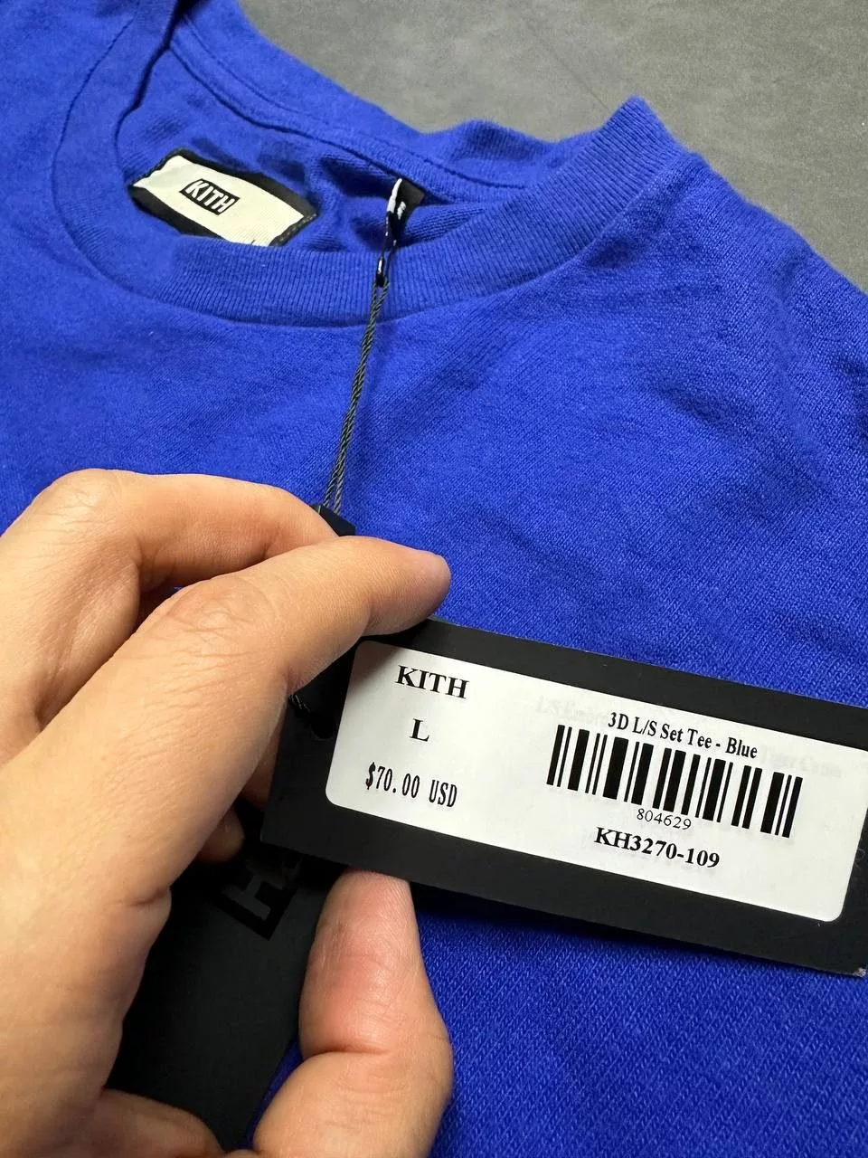 Kith Long Sleeve T Shirts Kith New Rare Race 3d Longsleeve Set Tee Large Supreme Mens Blue