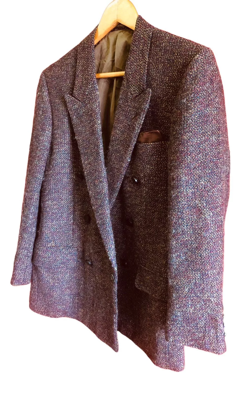 Givenchy Heavy Coats Givenchy Double Breasted Wool Coat Multi