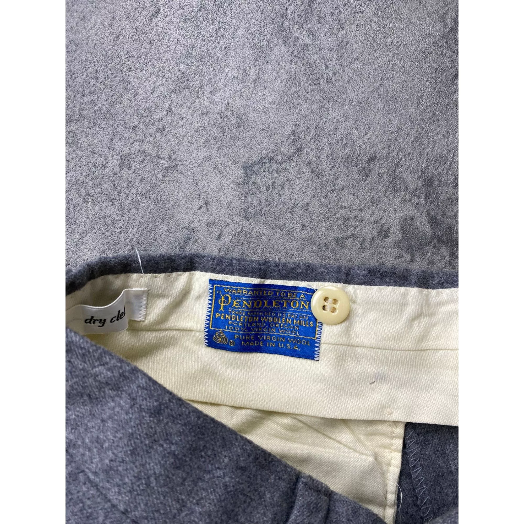 Pendleton Casual Pants Pendleton × Vintage 70s Vintage Pendleton Pants Wool Trousers Gray Gorpcore