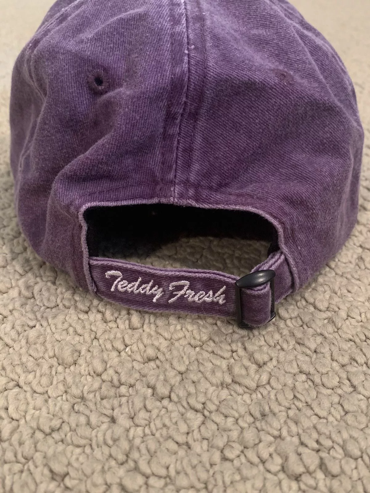 Teddy Fresh Hats Teddy Fresh Purple and Black Bear Dad Hat