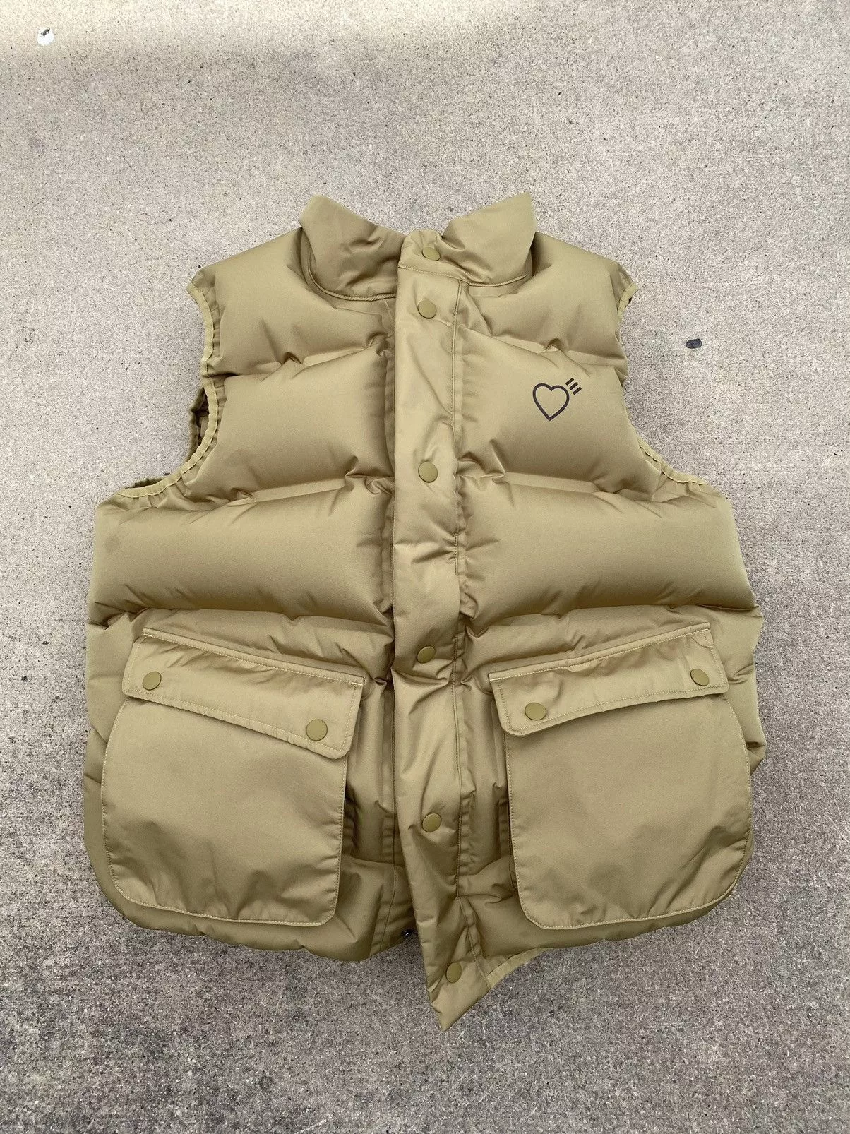 Human Made Vests HUMAN MADE INFLATABLE VEST Beige
