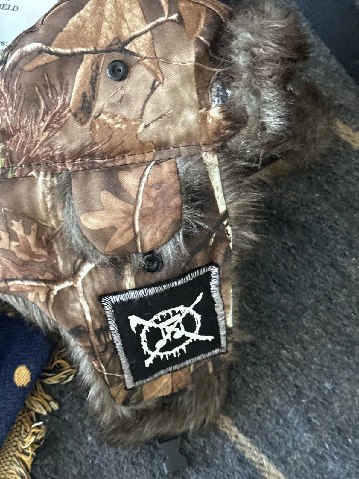 Other Hats Other Despise you Trapper Hat Noise Not Music Custom Multi
