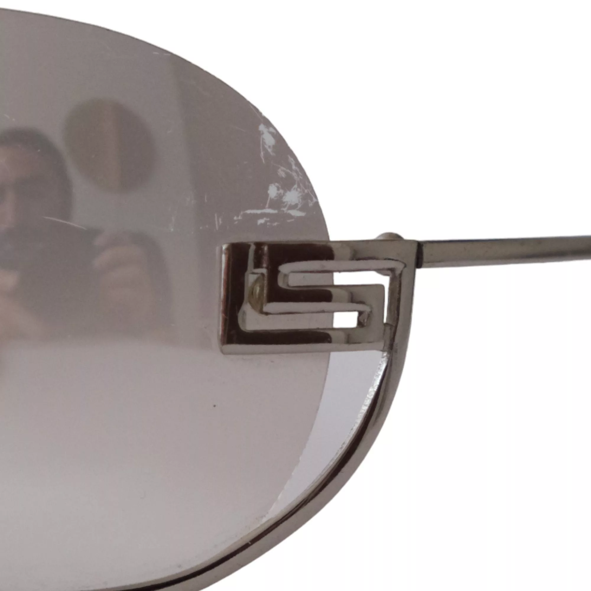 Versace Sunglasses Versace Y2K Mirrored Shield Sunglasses Multi