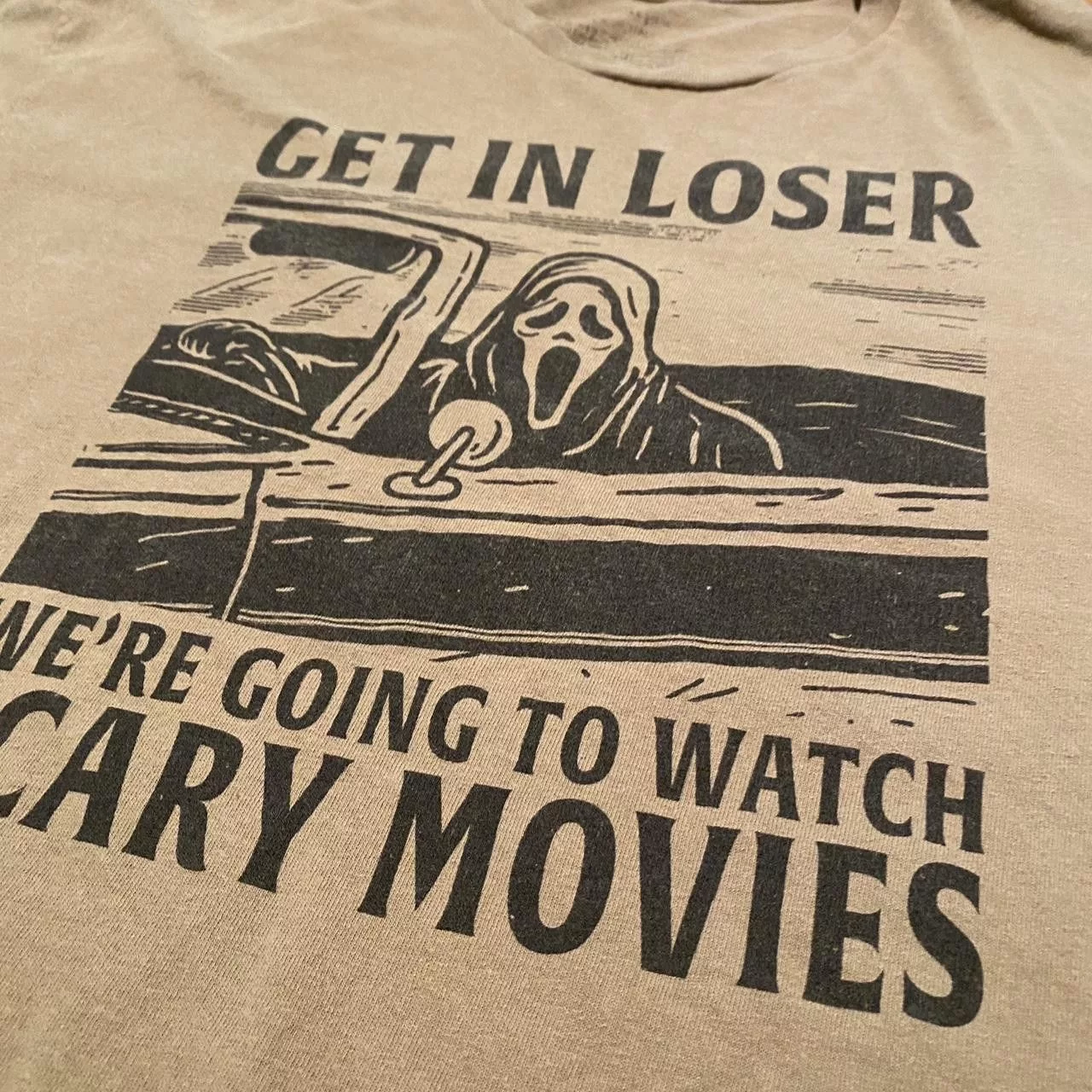 Other Short Sleeve T Shirts Other Vintage Ghost Face Tee Brown