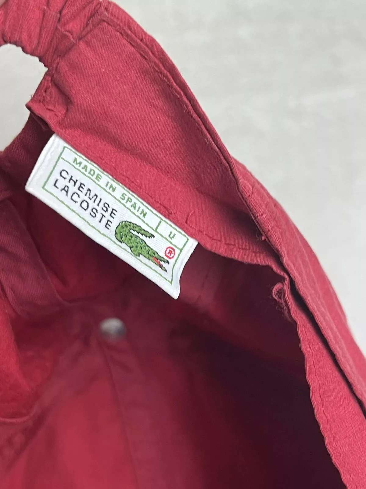 Lacoste Hats Lacoste Vintage Cap Hat Red