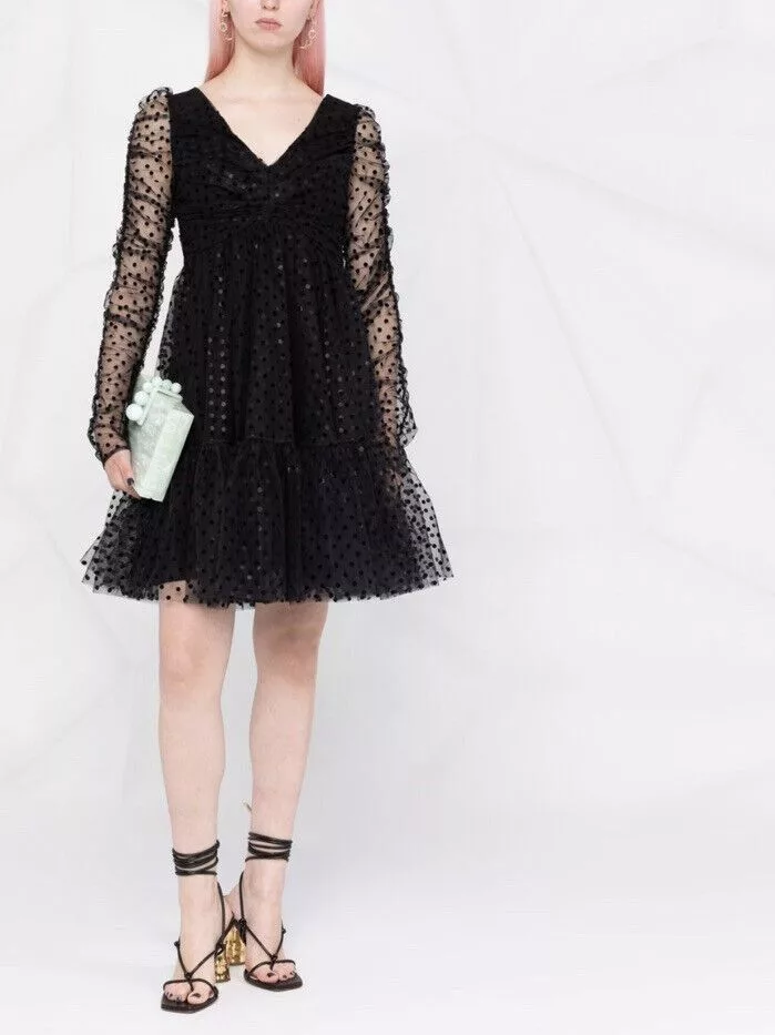 Zimmermann Mini Dresses Zimmermann Ballet Tulle Mini Dress Black