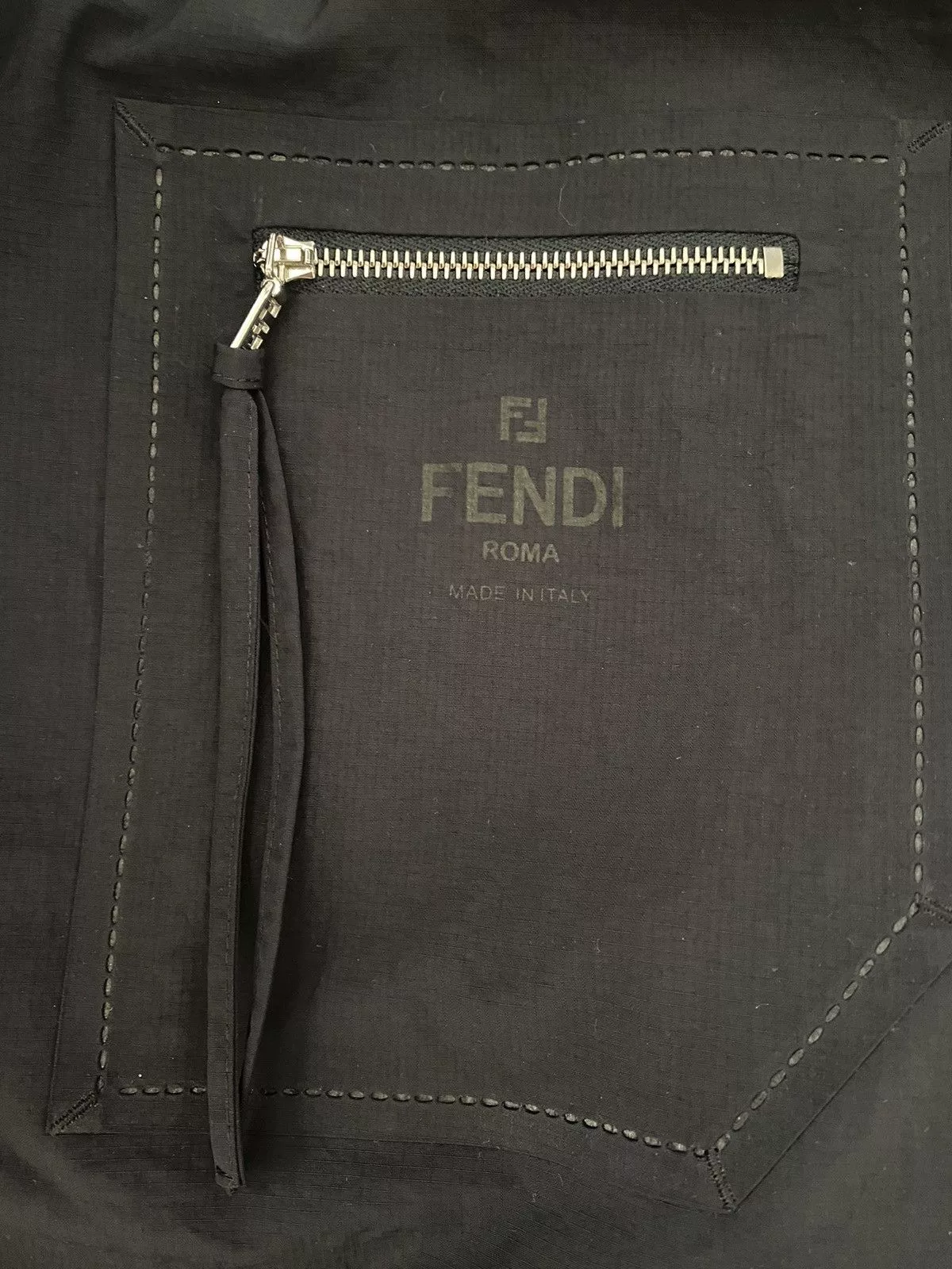 Fendi Light Jackets NEW Fendi Interlock light windbreaker shirt jacket Blue
