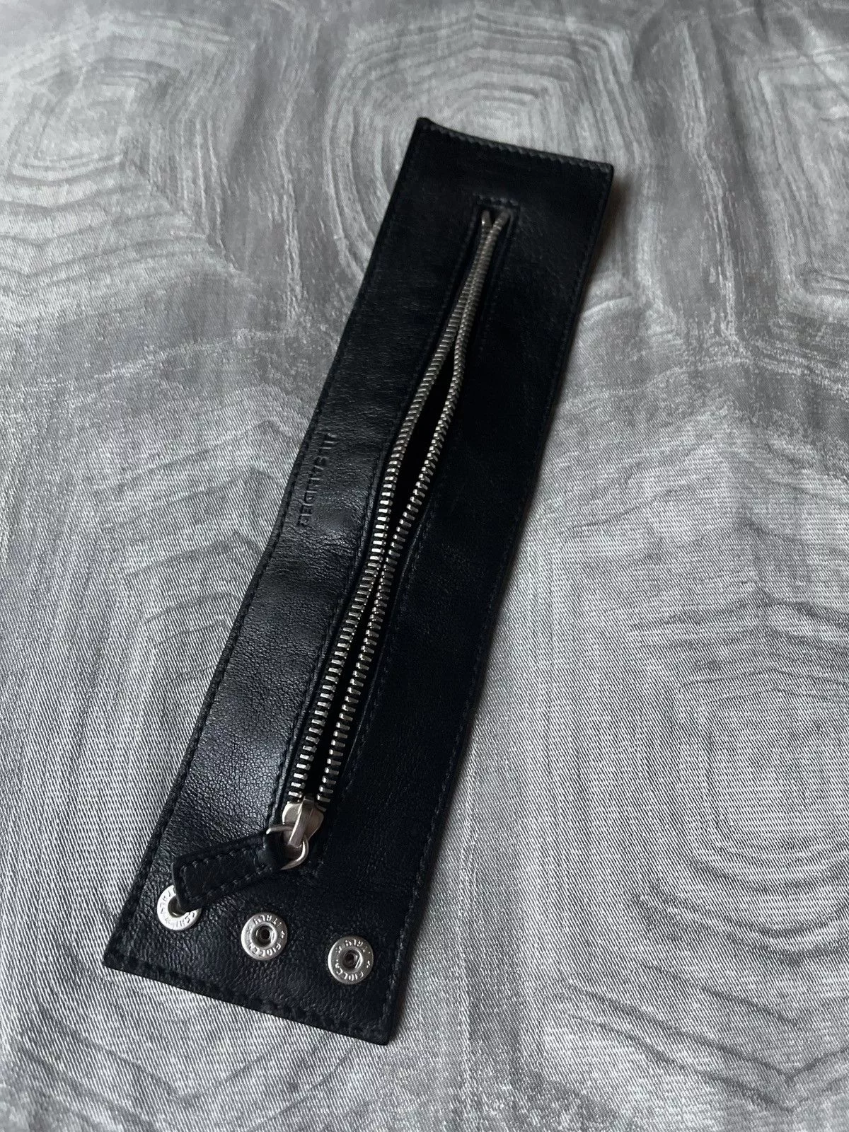Jil Sander Wallets Jil Sander Zip Wrist Wallet Fall 2003 Black