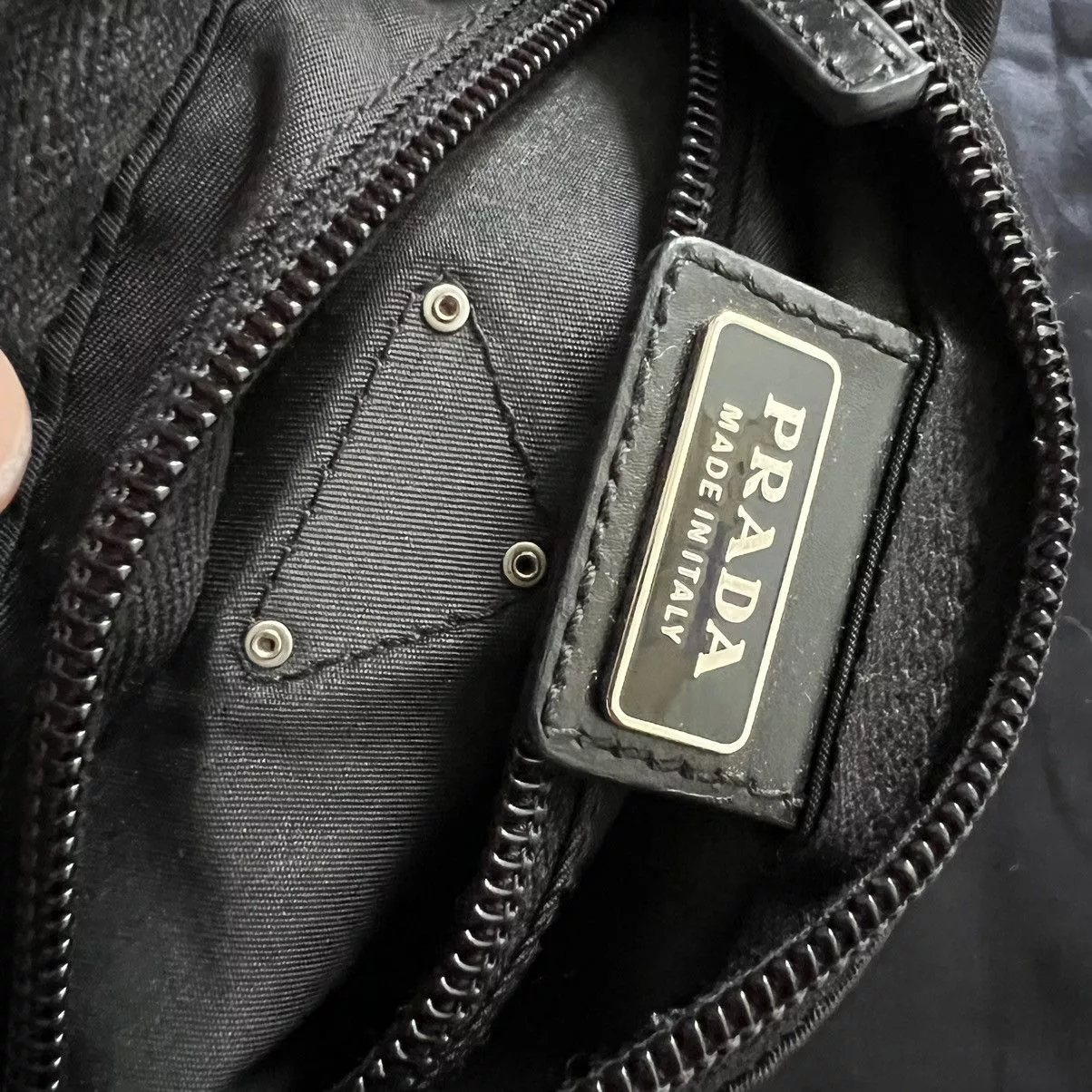 Prada Clutches Prada Black Tessuto Nylon Clutch Luxury