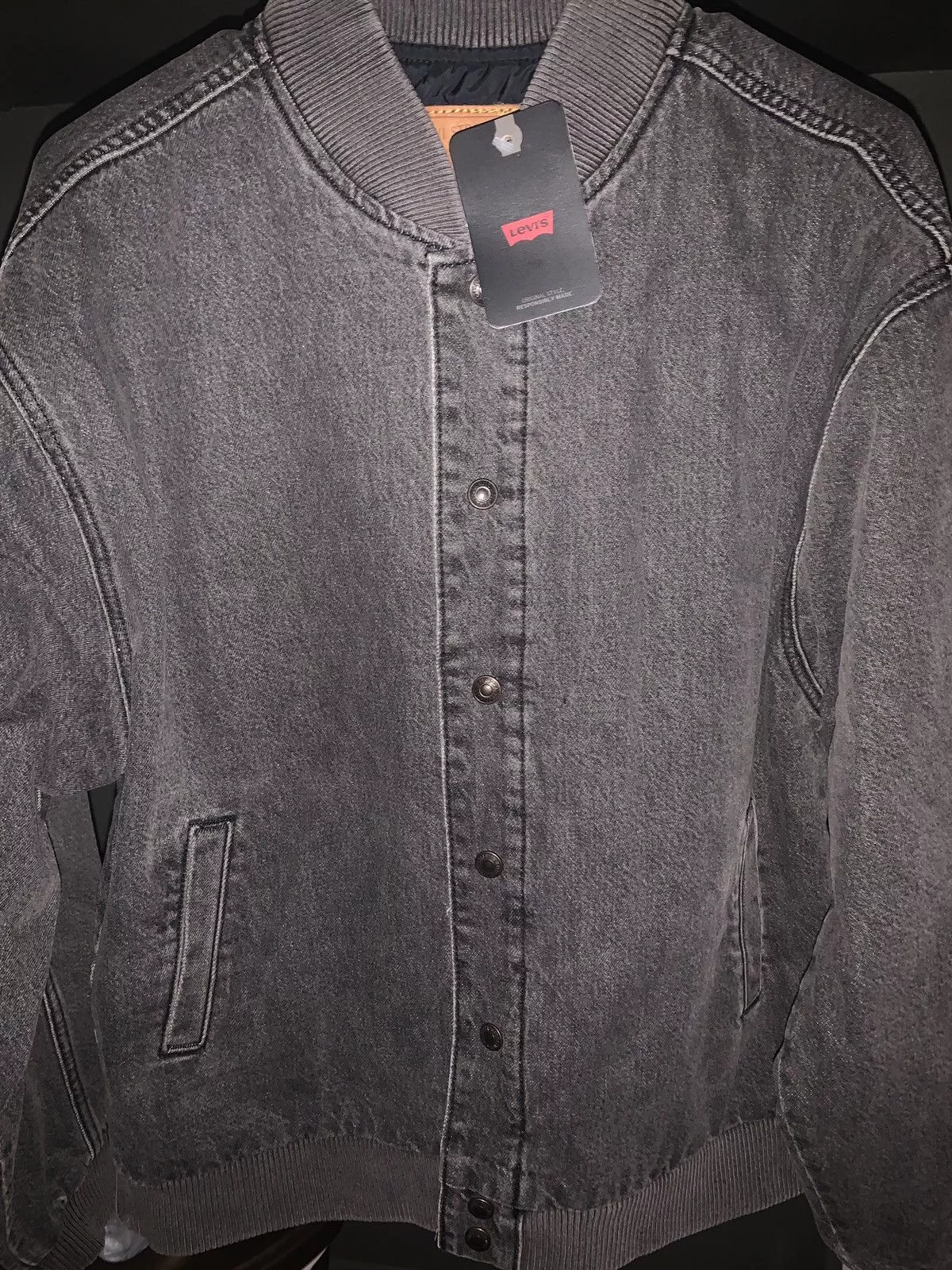 Levi's Bombers Levi's LEVIS CHESNUT VARSITY JACKET Gray