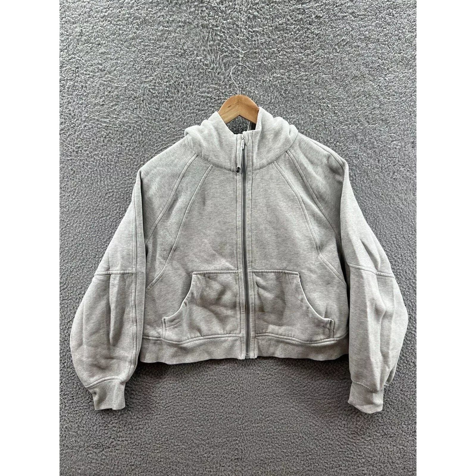 Lululemon Sweatshirts Lululemon Scuba Hoodie Heathered Core Ultra Light Grey M/L Gray