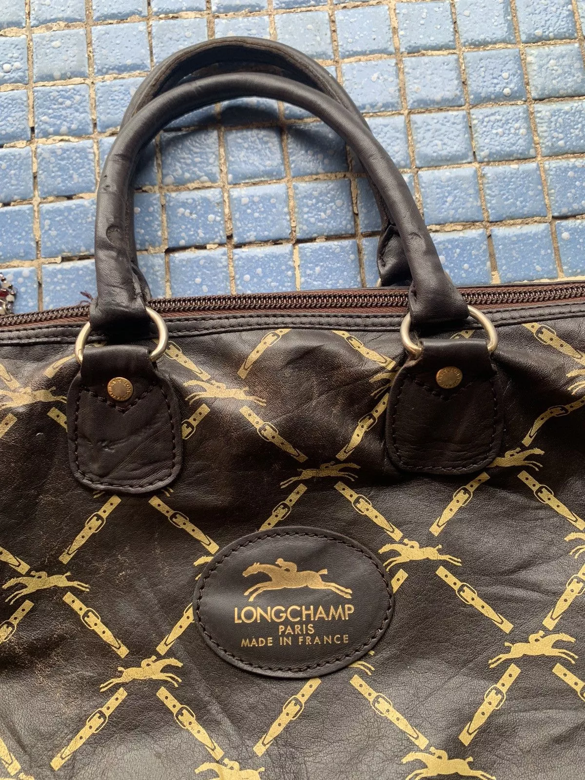 Longchamp Handle Bags Longchamp × Vintage Vintage longchamp handle bag Brown