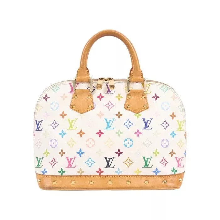 Louis Vuitton Handle Bags Louis Vuitton × Takashi Murakami Takashi Murakami x Louis Vuitton bag White