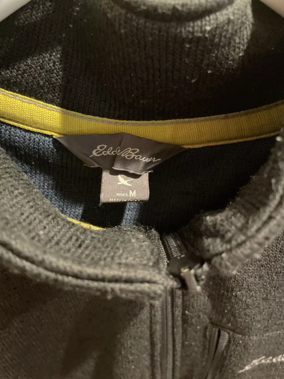 Eddie Bauer Sweaters Knitwear Grey Eddie Bauer Quarter Zip Gray