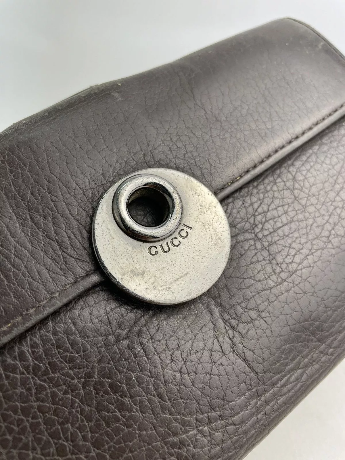 Gucci Wallets ❌Last Drop❌ Auth Vintage Gucci Brown Leather Long wallet