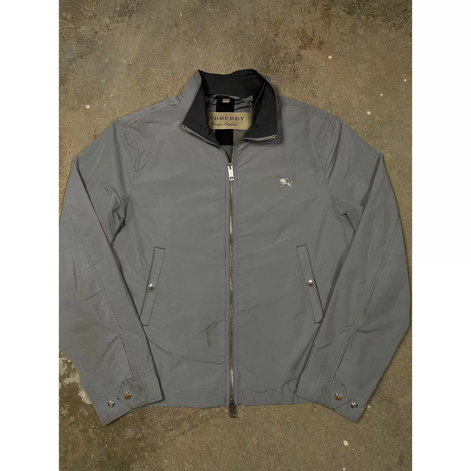 Burberry Light Jackets Burberry Windbreaker Grey 52 Used Gray