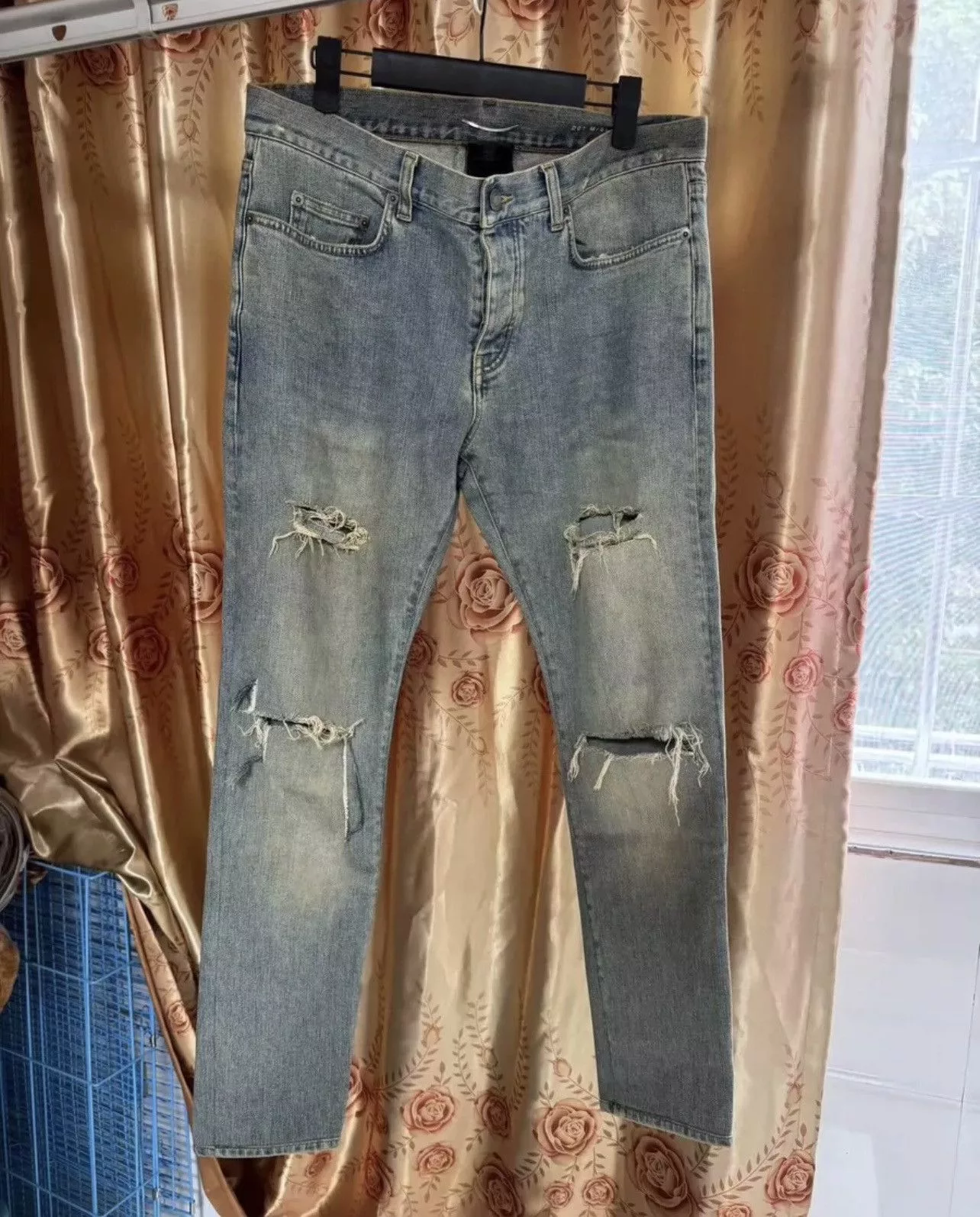 Saint Laurent Paris Denim Saint Laurent Paris 14ss Light Blue Jeans 32