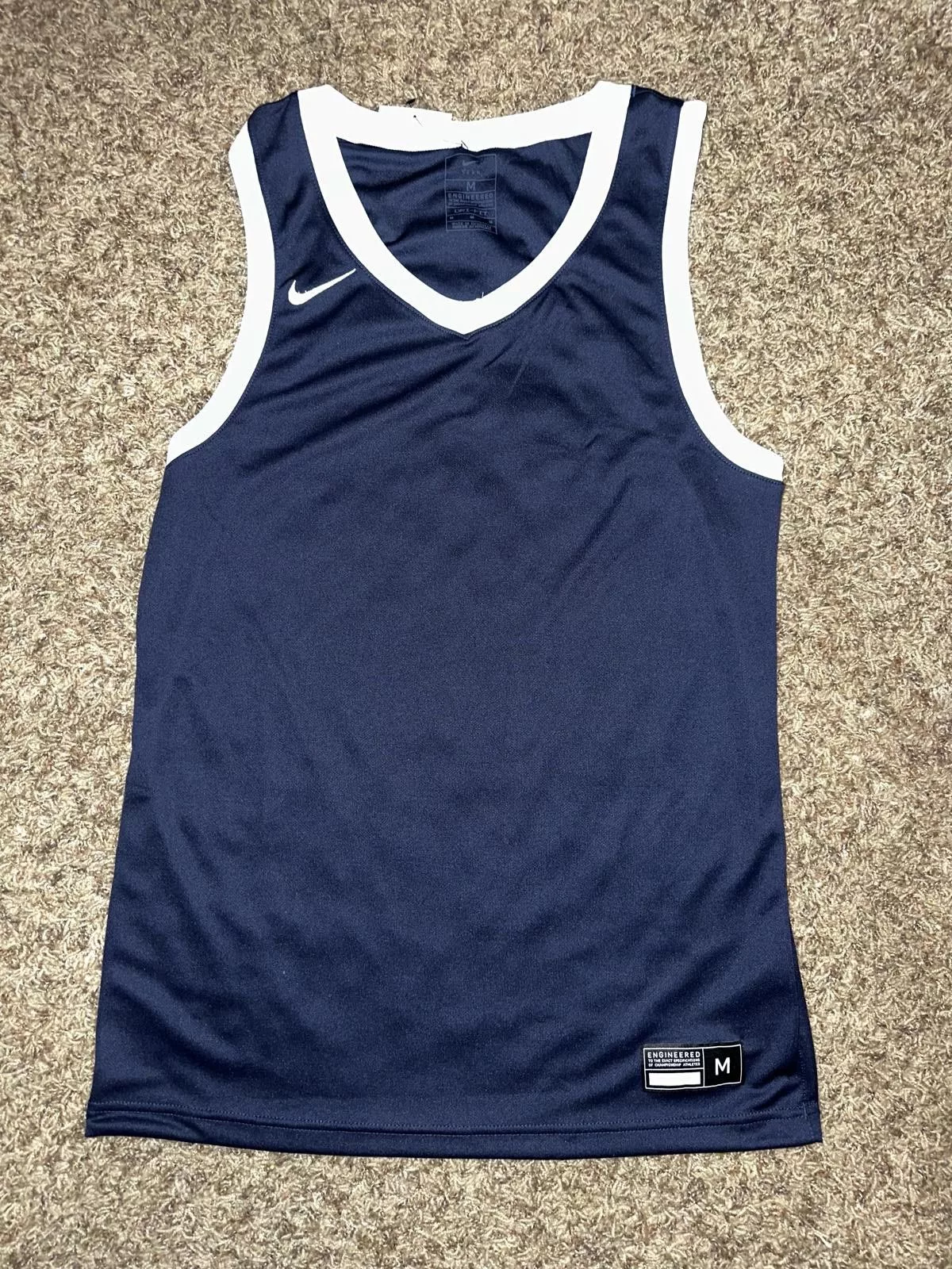 Nike Jerseys Nike Men’s Stock Dri-Fit Crossover Jersey Blue
